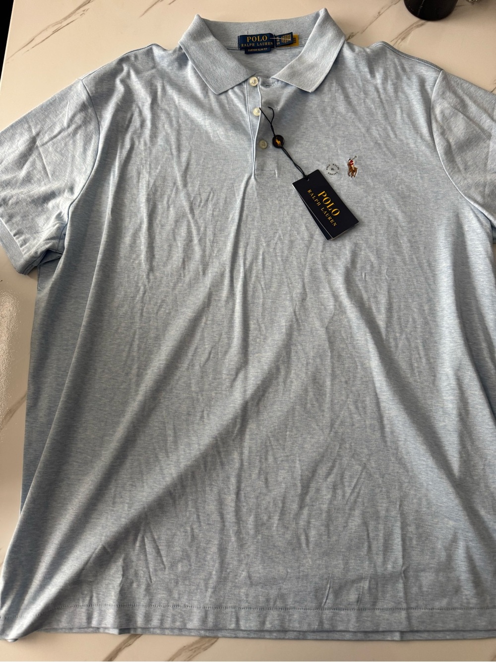 Polo by Ralph Lauren Men’s Light Blue - Large